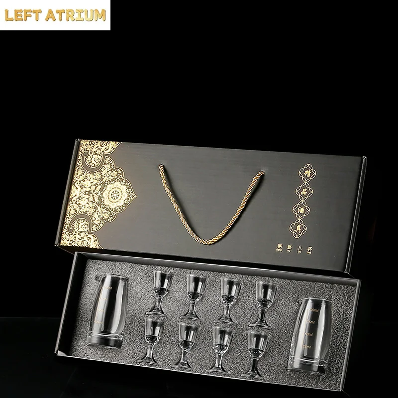Glass White Wine Glass Splitter Sip Glass Bullet Cup Gift Set Home Wine Glasses Wine Set