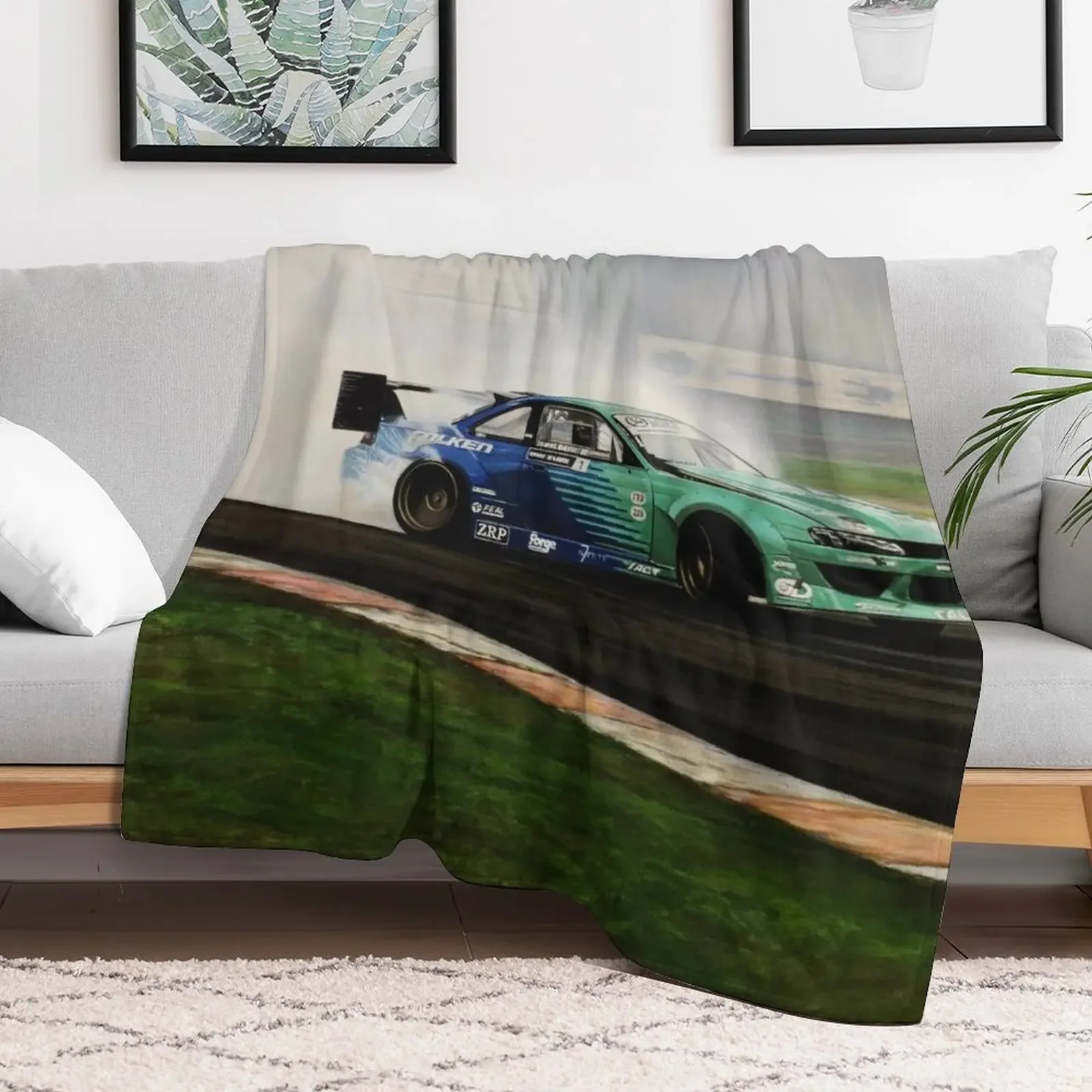 James Deane Drift Car Throw Blanket Beautifuls Bed Fashionable Decorative Beds Decorative Sofas Blankets