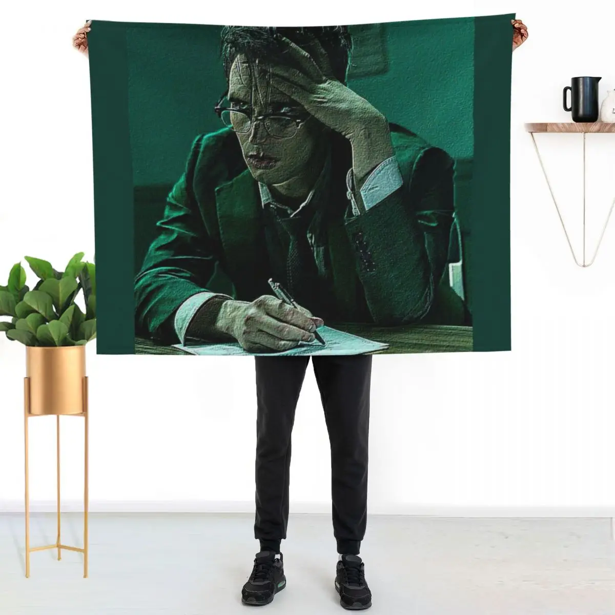 Ed Nygma Throw Blanket Lightweight Cozy Blanket for Bed Sofa