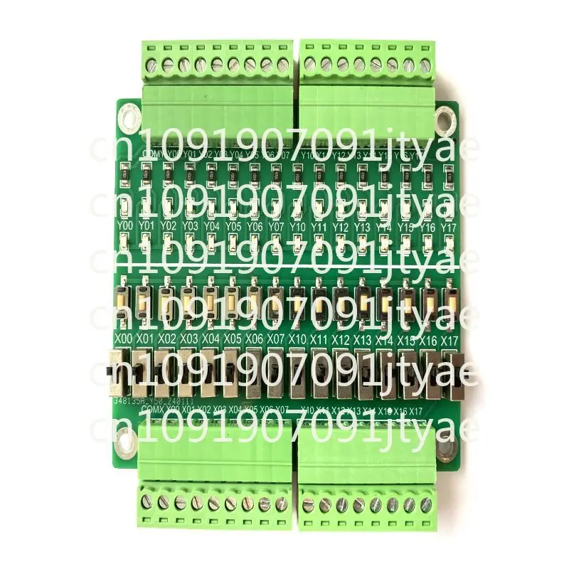 PLC Debugging Simulation Board 16-channel Input and Output Test Board, Button Toggle Switch Switch Learning Module