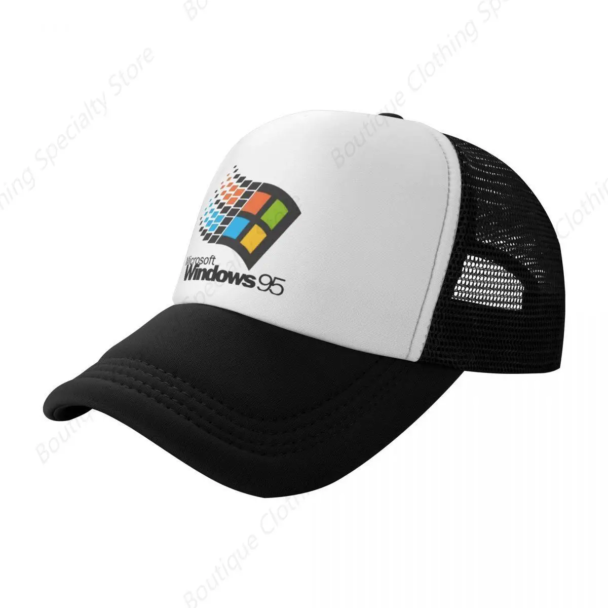 Windows 95 Geeks Nerd Mesh Baseball Caps Unisex Fashion Sun Hat Adjustable Snapback Caps Fishing Hat Wholesale New Trucker Hat