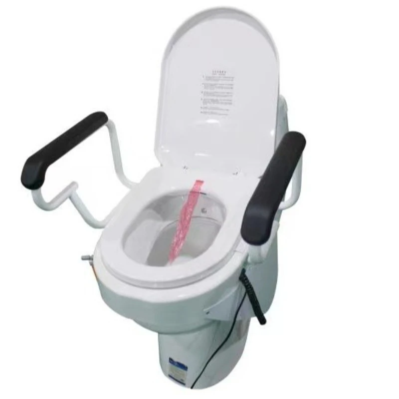 Electric toilet riser for the elderly, easy to clean and suitable for the elderly, toilet handrail raised cover