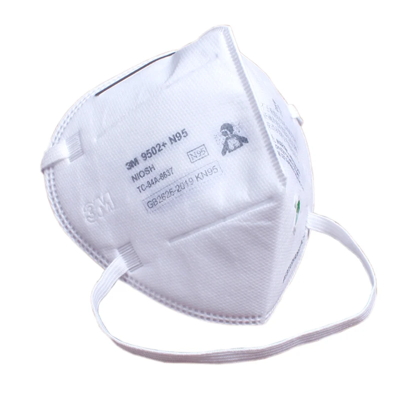 3M N95 9502+N95 Mask Reusable KN95 Face Mask Mouth Mask Filter Anti Dust Breathable Protective Adult Masks (50Pcs/Lot)