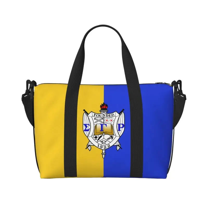 

Sigma Gamma Rho 1922 Дорожные спортивные сумки с принтом Водонепроницаемая складная ночная сумка с плечевым ремнем Унисекс Спортивная сумка для занятий йогой в тренажерном зале