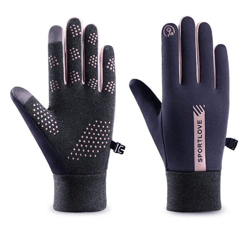 Winter Gloves Women Cycling Bike Thermal Fleece Cold Resistance Wind Waterproof Bicycle Warm Outdoor Running Skiing Mittens