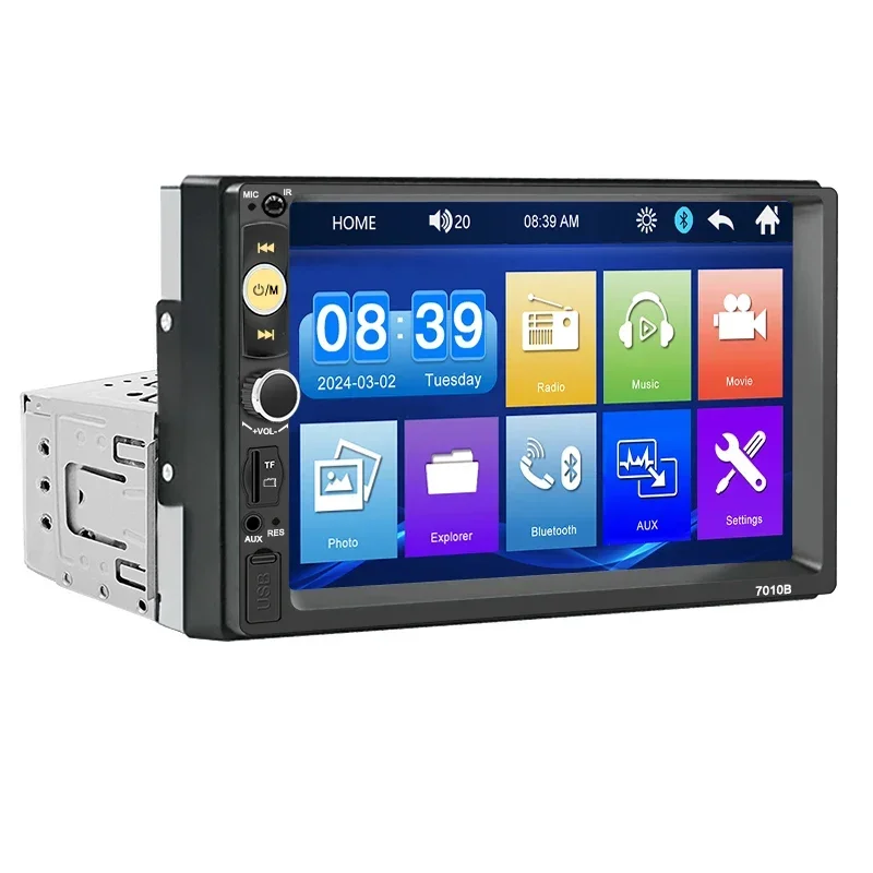 

7010B single din 7'' Full Touch Screen car dvd player car radio stereo audio car multimedia video player