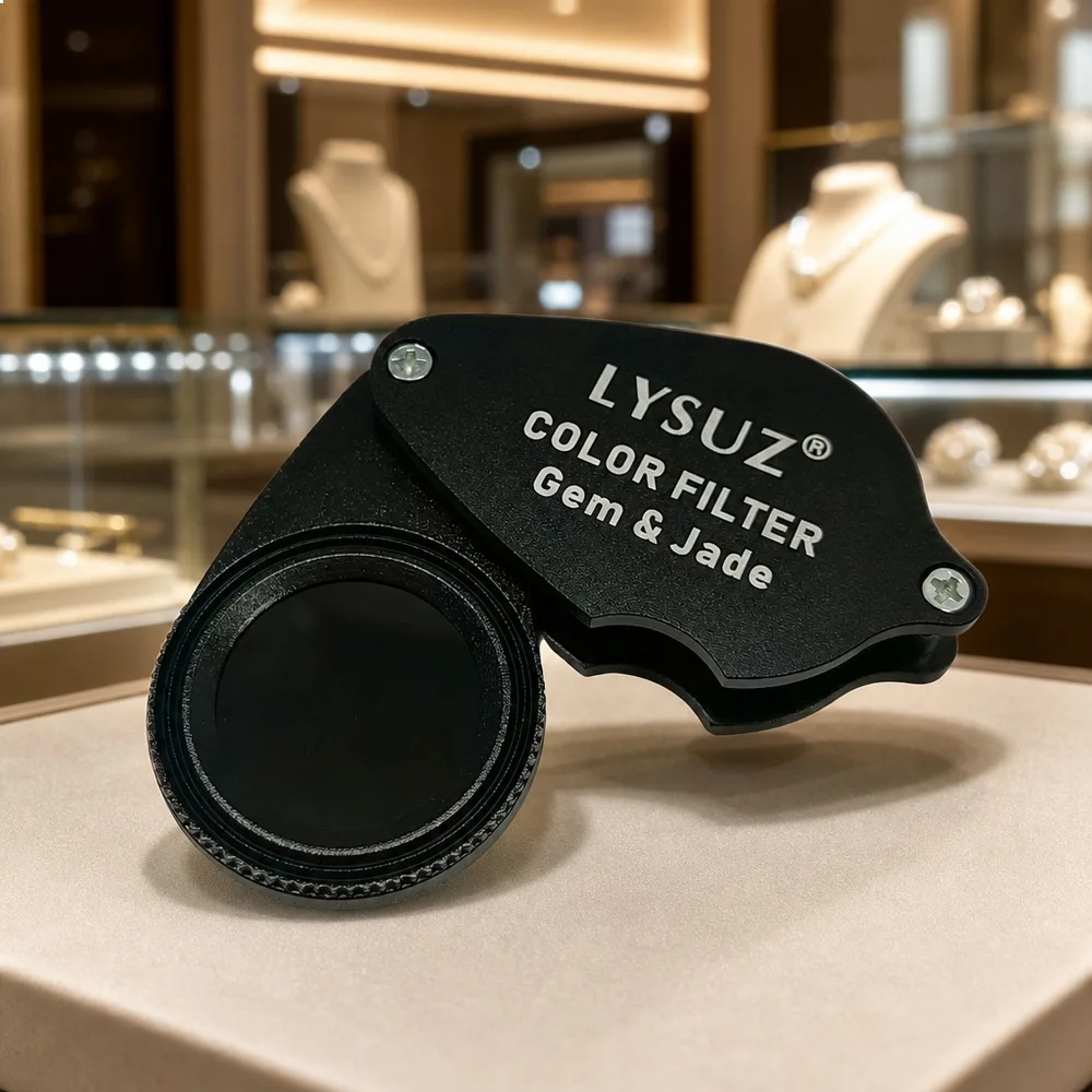 

Foldable Chelsea Jadelite Filter 20mm Gem Emerald Identification Tool