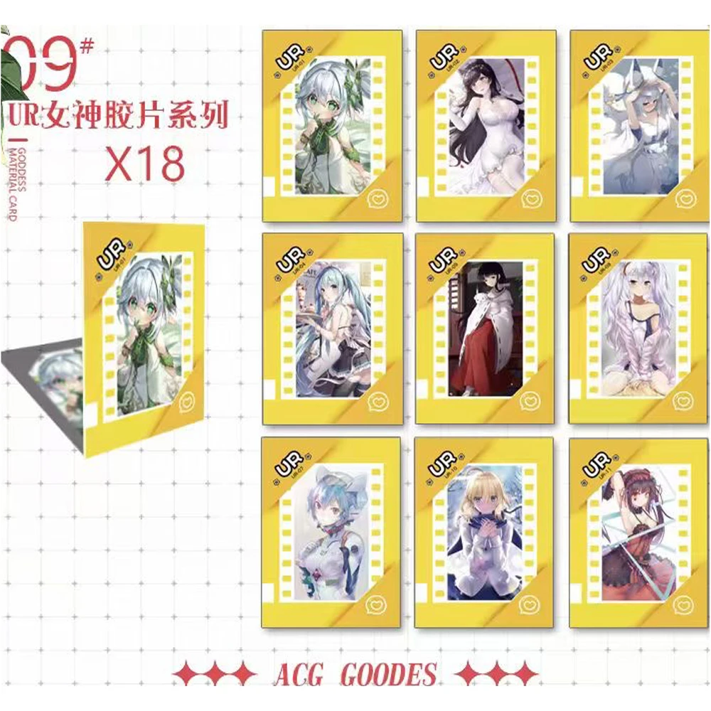 Wholesale New Goddess Story Collection Cards Charming Heavenly Kingdom Anime Playing Sexy Cards Table Family Toys Kids For Gift