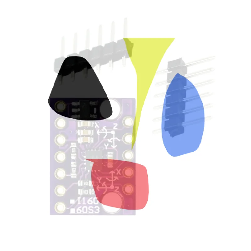 BMI160 Accelerometer Gyroscope 6DOF Sensor Module 1Set Latest Stance Sensing for RC Drone Motion Control Parts