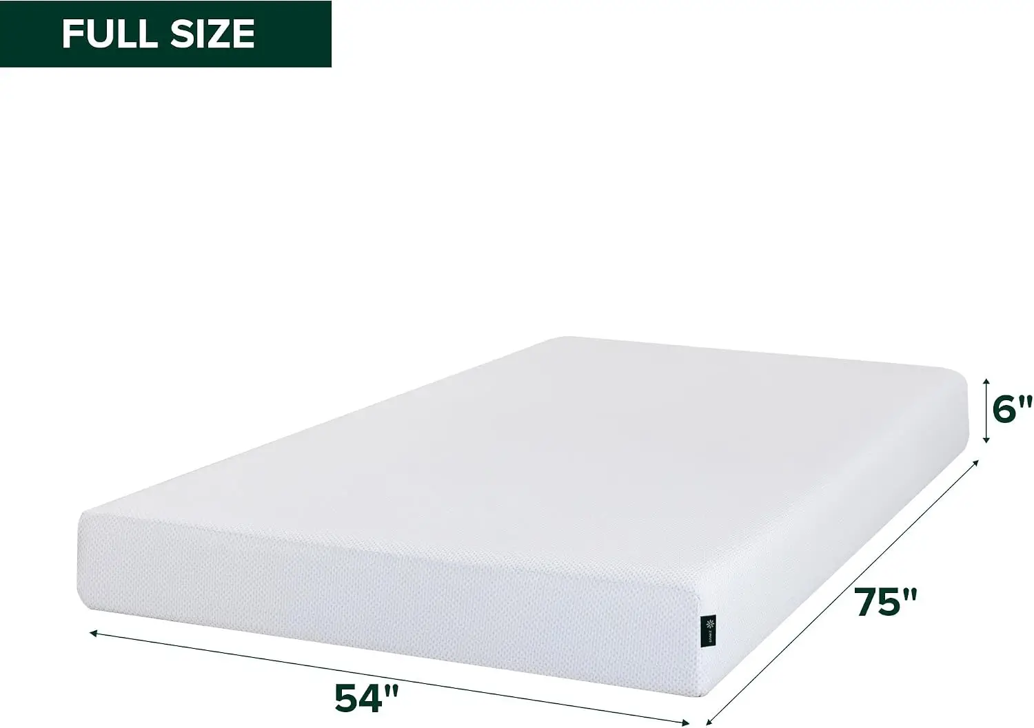 6 Inch Green Tea Cooling Gel Memory Foam Mattress / Cooling Gel Foam / Pressure Relieving / CertiPUR-US Certified / Bed-in-a-Box