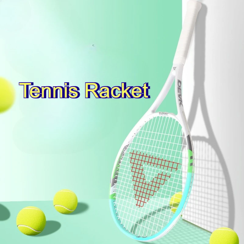 

Professional Tennis Rackets Single Practice Tennis Rackets Durable Beginner Lightweight Training Racket Portable Sport Equipment