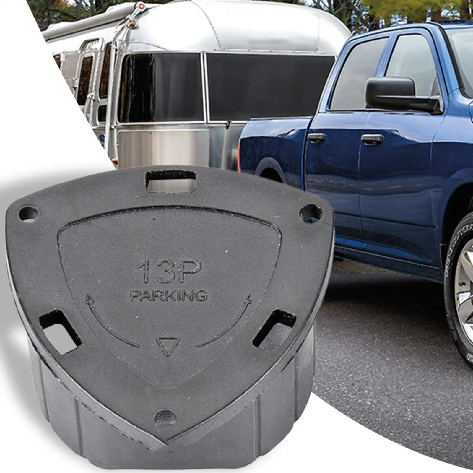 Trailer Plug Cover Plug Holder 13 Pin Trailer Plug Cover RV Connector Protector Trailer Harness Plug Protector