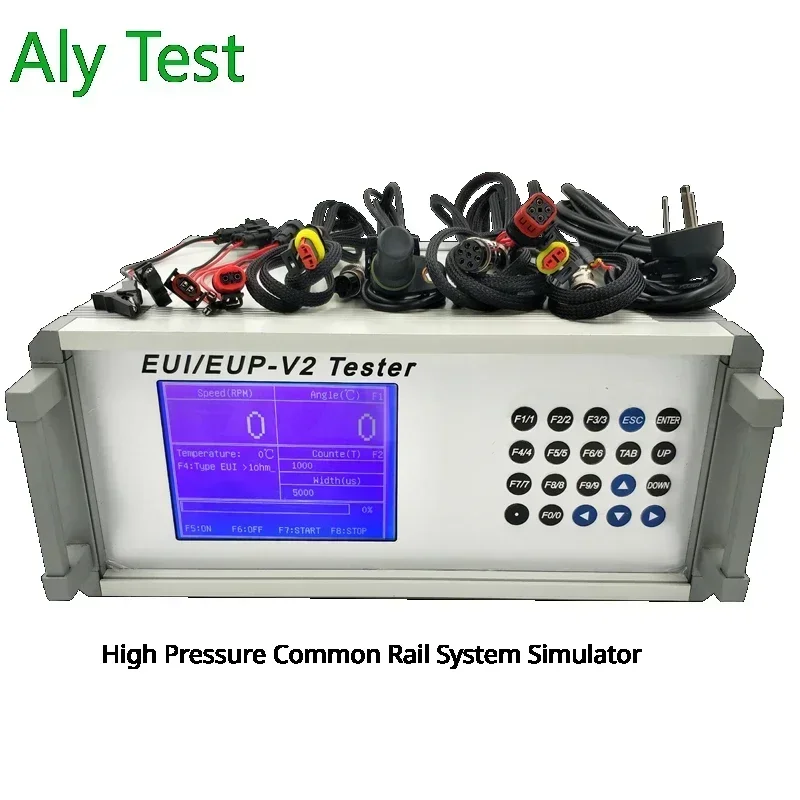 ALY TEST Diesel Engine EUI EUP V2 InjectorTester High Pressure Common Rail System Simulator for CAT CUMMINS VOLVO SCANIA