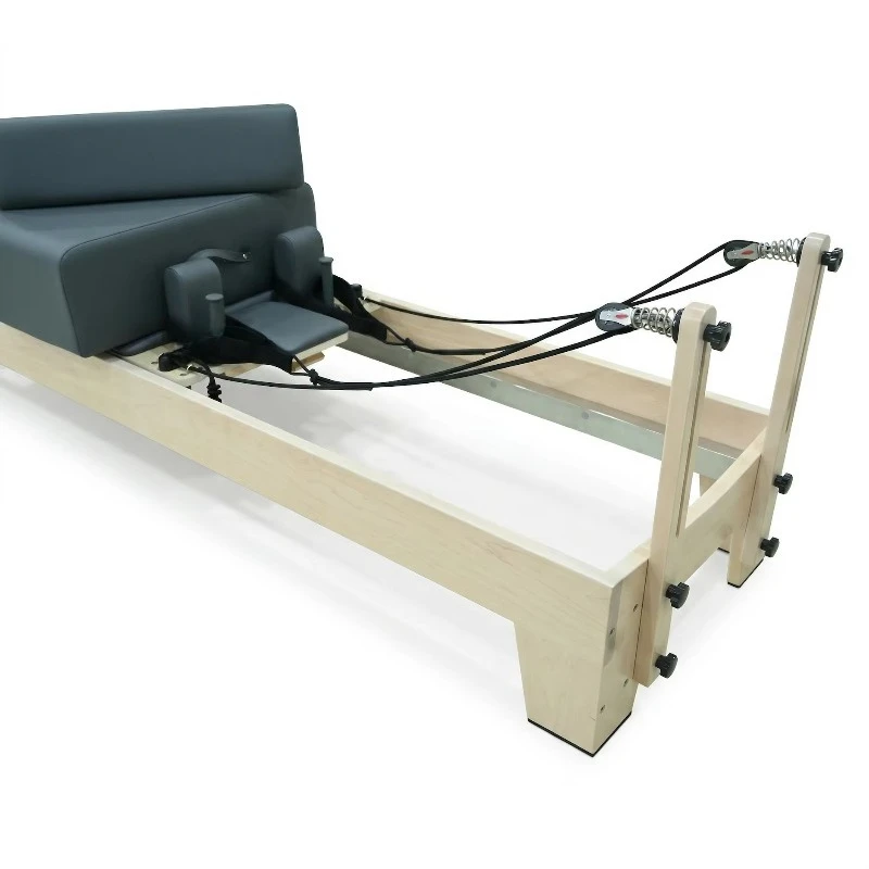 Premium Solid Maple Wood Pilates Reformer Core Bed Smooth Sliding Full Body Training Equipment for Studio