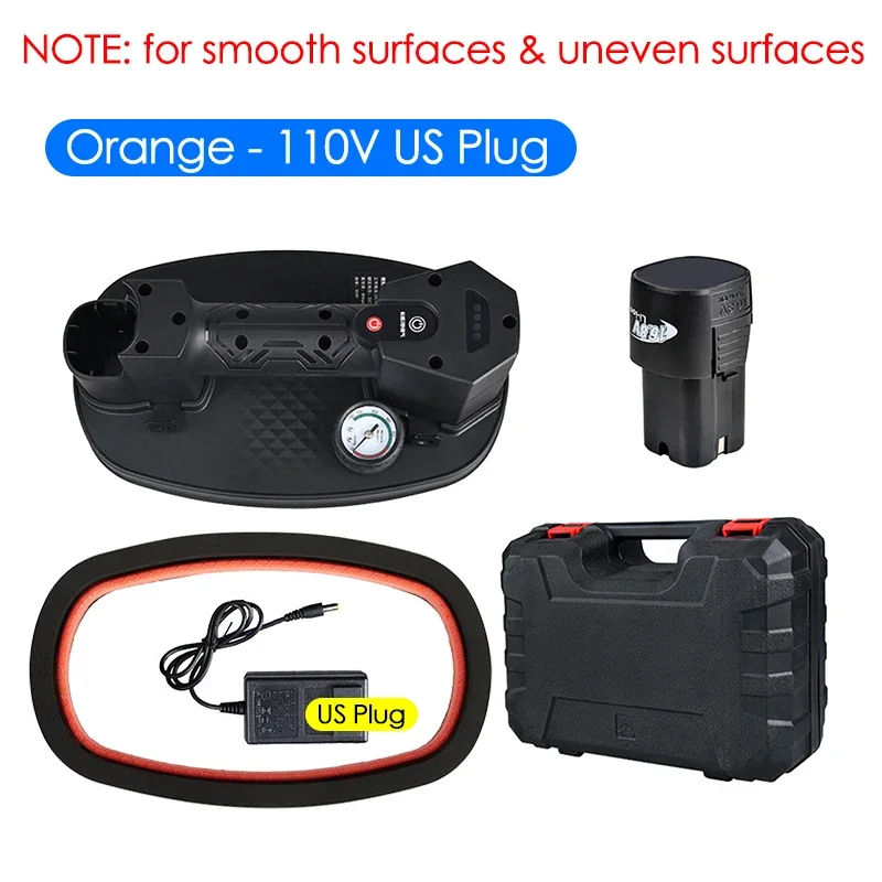 220kg Belasting Industriële Kwaliteit Elektrische Vacuüm Zuignap Zware Lifter Graniet Glazen Tegel Sukkels Lifting Tool 1500mAh Box Pack
