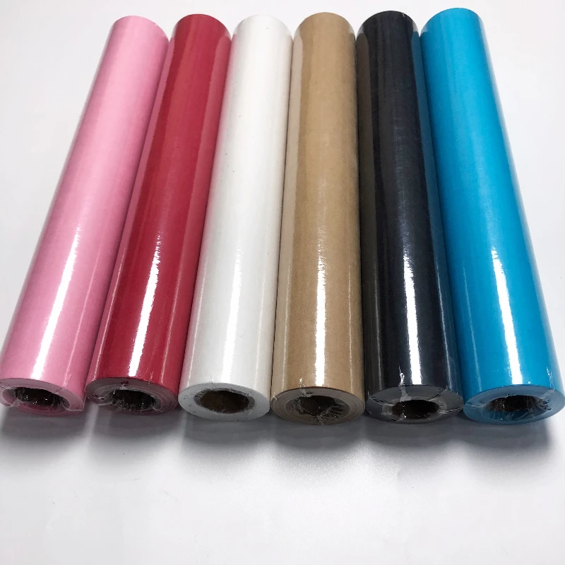 30CM*10M Pure Color Kraft Paper Roll Bundle Thick Wrapping Paper Flower Shop Holiday Gift Packaging Materials