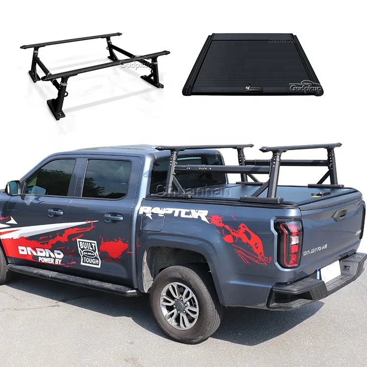 Off Road 4X4 Aluminium  Adjustable Pickup roll bar Hilux Universal Truck Bed Roof Rack for ford ranger