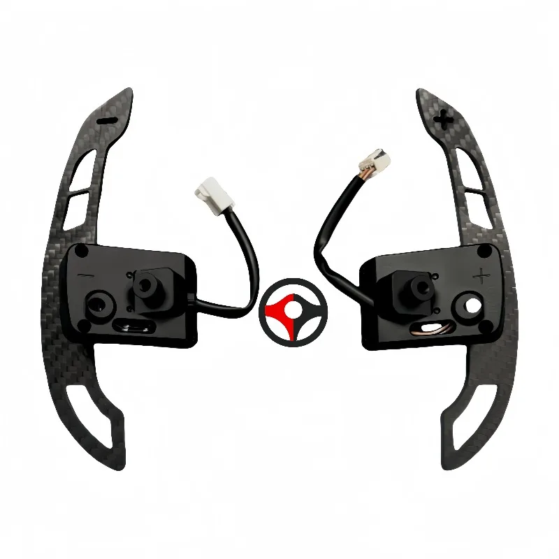 

For NISSAN Micra Magnetic Real Carbon Fiber Steering Wheel Shift Paddles Replacement Extended Shift Paddle Picks Shifter Paddle