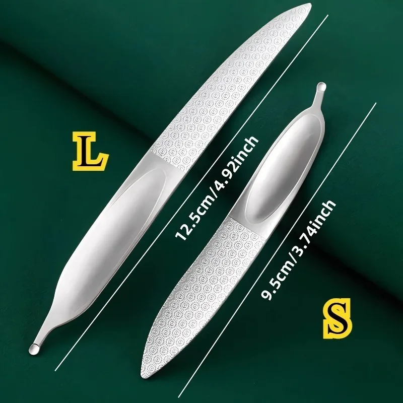 Pilniki do paznokci 2w1 z podwójną gradacją drobnoziarnistej i gruboziarnistej, przenośne narzędzia do manicure do modelowania, polerowania, niezbędne w domu, salonie, podróży, idealny prezent.