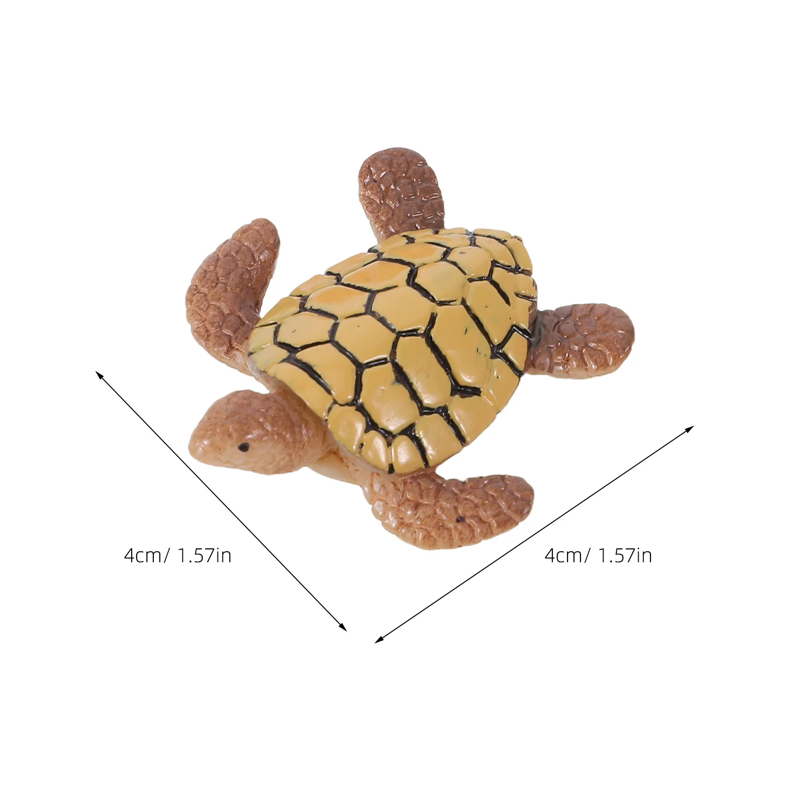 11 قطعة مصغرة الشاطئ الديكور الراتنج مقاوم للماء دائم لتقوم بها بنفسك مجموعة لدمية حديقة المشهد الصغير خزان الأسماك زخرفة المشهد #4