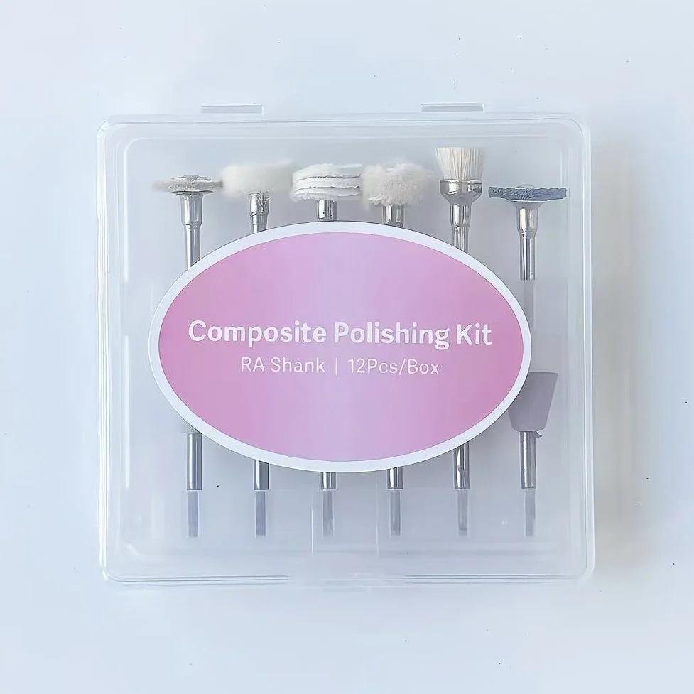 

Композитный набор для полировки, 12 шт., силиконовая шлифовальная головка диаметром хвостовика Ra 2,35 мм, полировальная шлифовальная головка, низкоскоростная ручная полировка ногтей из сплава керамики и металла