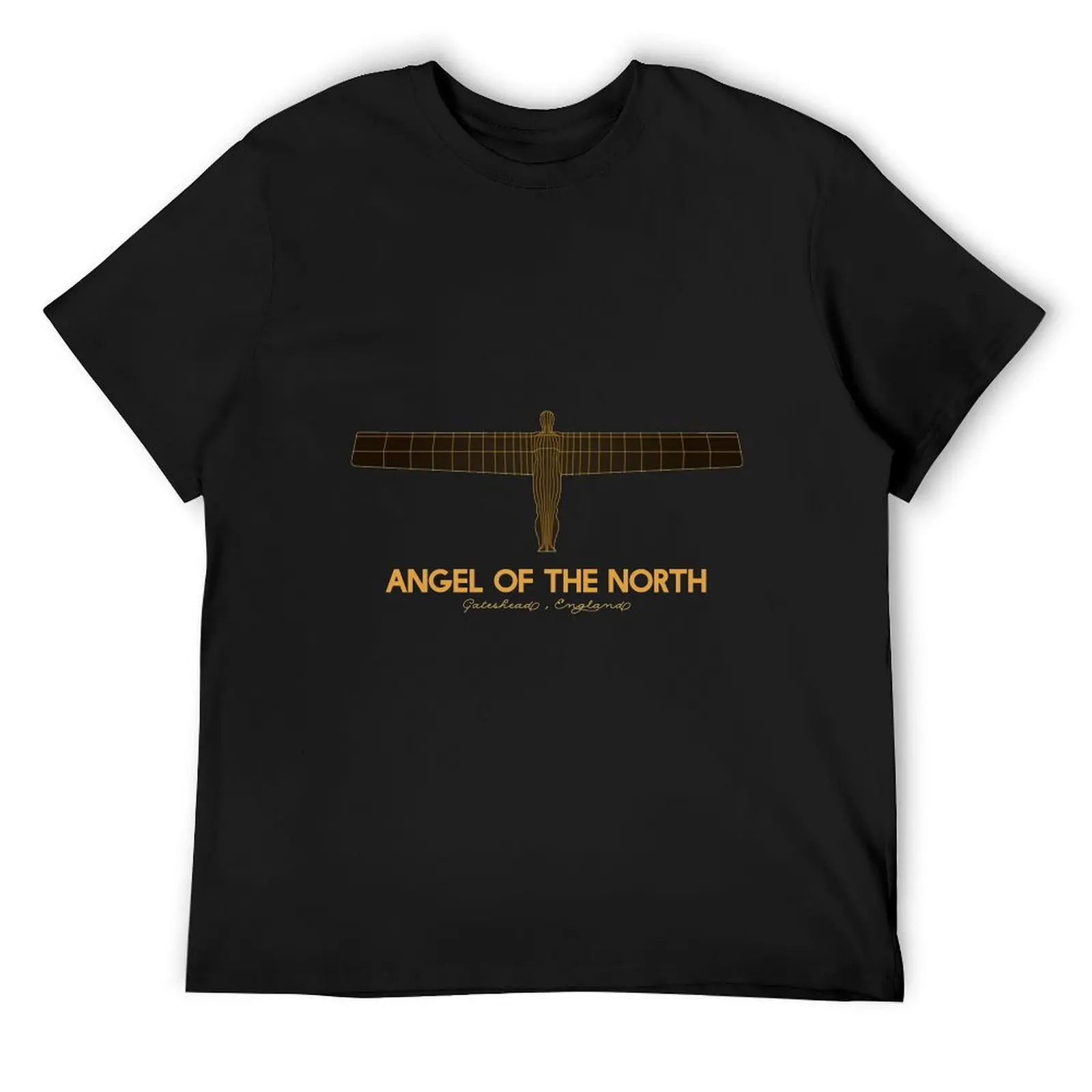 Angel of the North T-Shirt anime figures baggy shirts summer tops men clothes
