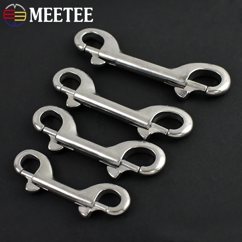 

1/2/5Pcs 76-115mm Stainless Steel Buckles Backpack Small Carabiner Clips Dog Collar Lobster Buckle Keychain Hanger Hook Hardware