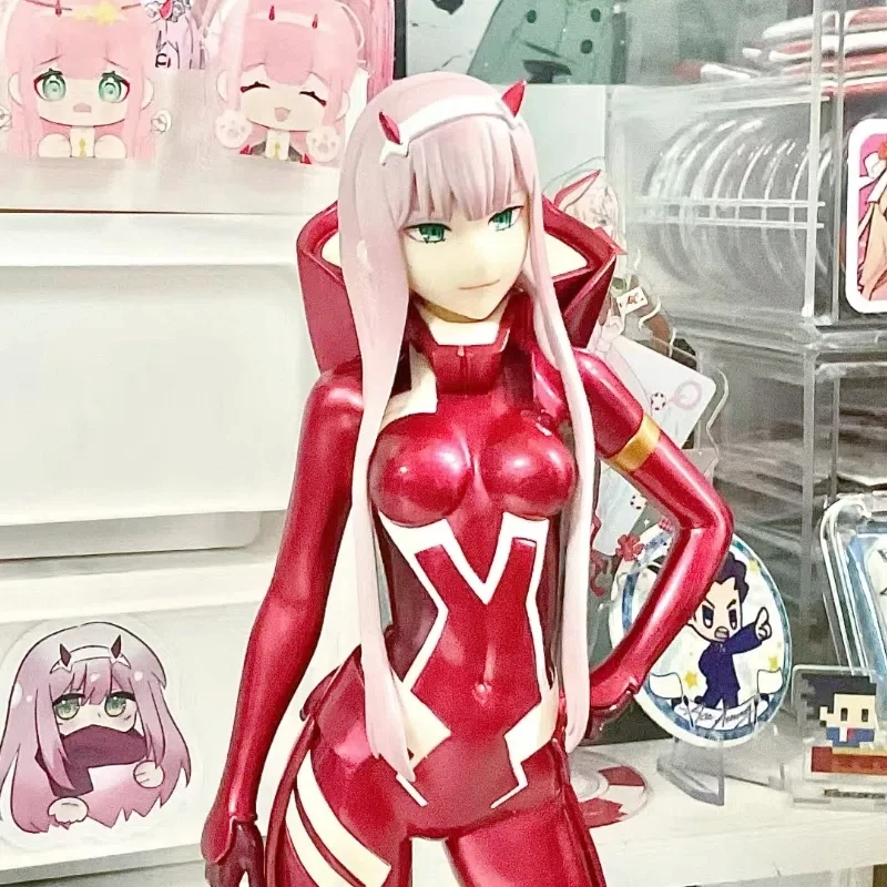 Darling In The Franxx 애니메이션 액션 피규어 제로 투 24cm 만화 동상 모델 컬렉션 장난감 책상 장식 인형 선물