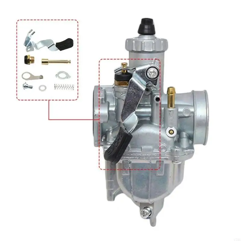 U75E خنق الصمامات الصمامات رافعة ل VM22 YBR125 إصلاح ملحق الدراجات النارية المكرب