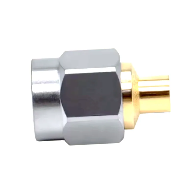 1PC  SMA-JB2 stainless steel screw socket SMA pin internal thread needle welding Blue Cable RG405/670-086 line connector DC-6GHz