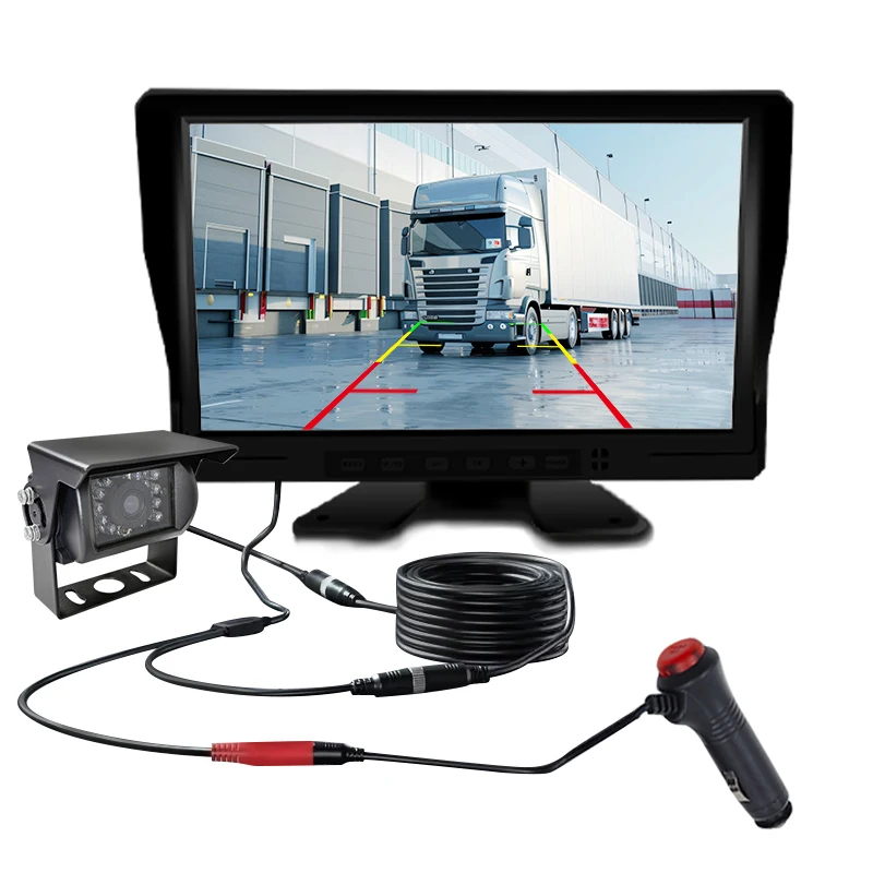 

7-inch Car Play Monitor Truck Lorry 360 Degree Driving BUS Screen DVR Recording Video Truck Monitor