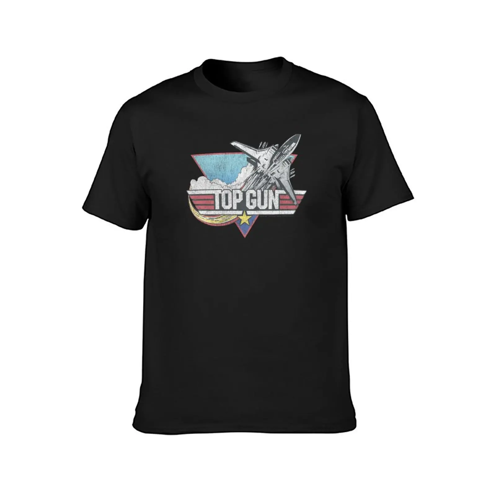 Top Gun Retro Inverted Jet Logo T-Shirt boys whites tees plain black t shirts men