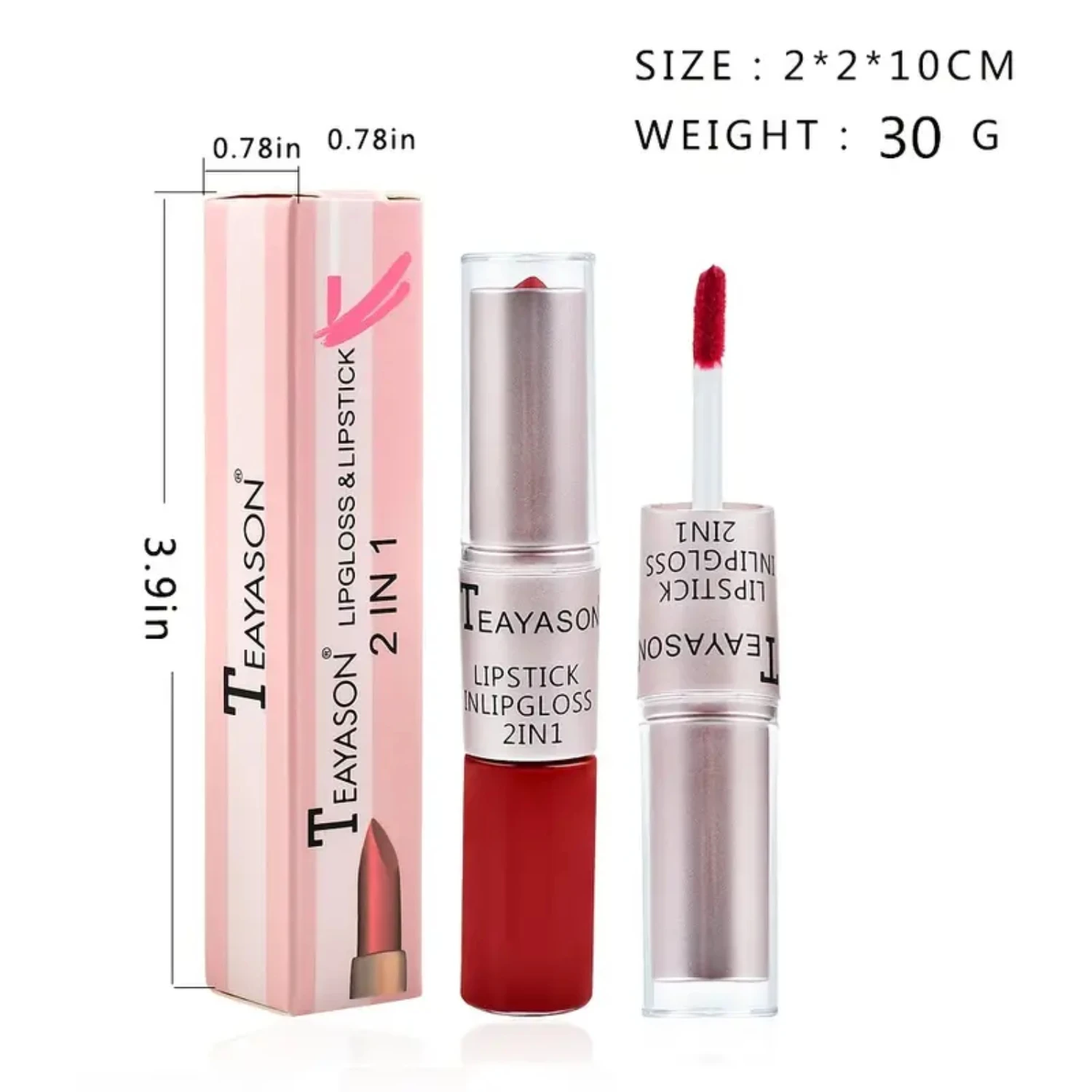 Brillo de labios mate nude 2 en 1 de larga duración con 12 colores, lápiz labial líquido doble, esmalte de labios sedoso y brillo de labios de terciopelo para mujeres