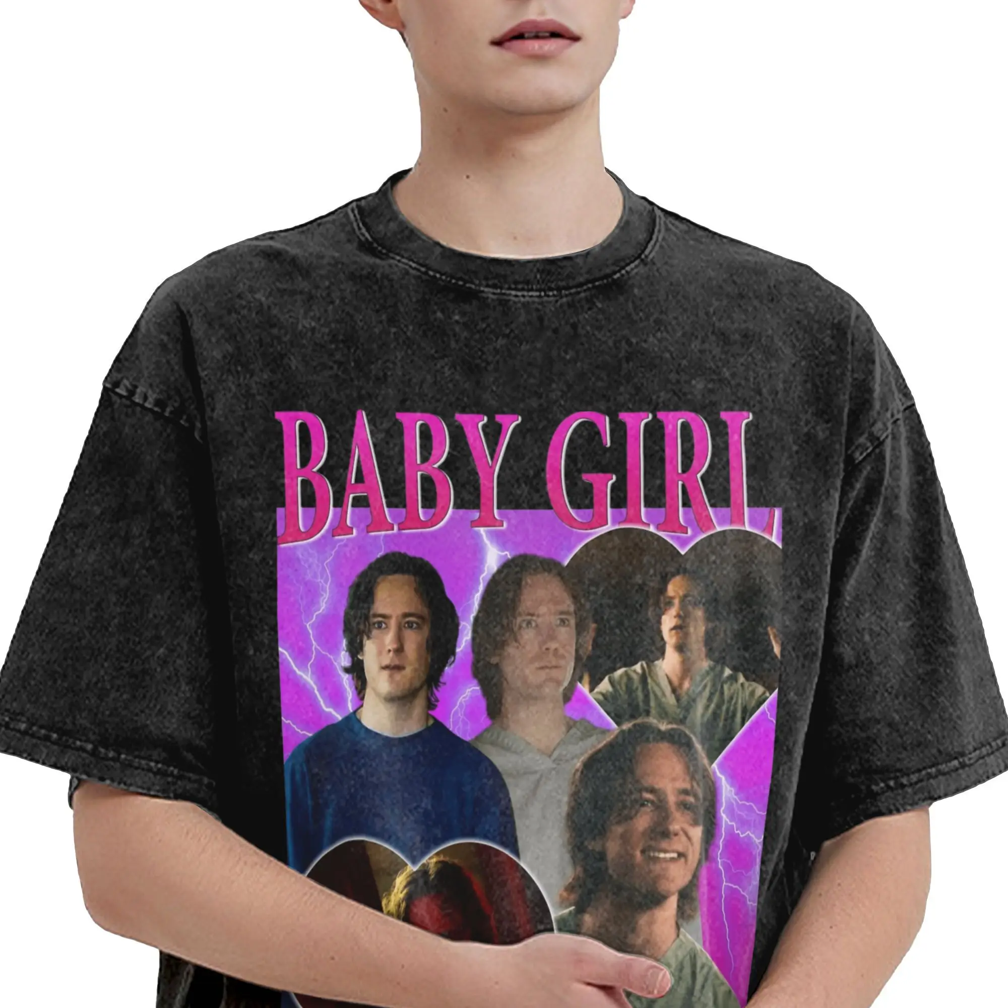 طفلة لويس بولمان مثل روبرت رينولدز تي شيرت موضة تي شيرت قصير الأكمام الجمالية التي شيرت الصيف القطن تنفس المحملة