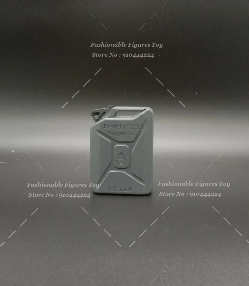Zbiornik na paliwo w skali 1/6, plastikowy zbiornik, paliwo, scena wojskowa, ozdoba, akcesoria, zabawka, pasuje do figurek akcji DIY 12 cali.