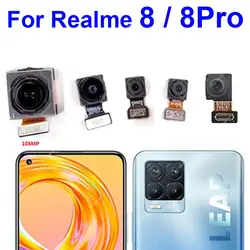 Front Back Camera Module For Realme 8 8 Pro 4G Small Mini Front Rear Main Camera Connector Flex Cable Spare Parts