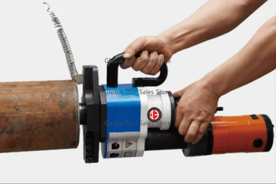 Portable Internal Pipe Beveling Machine, Stainless Steel Pipe Beveler for On-site Pipe End Chamfering & Weld Preparation