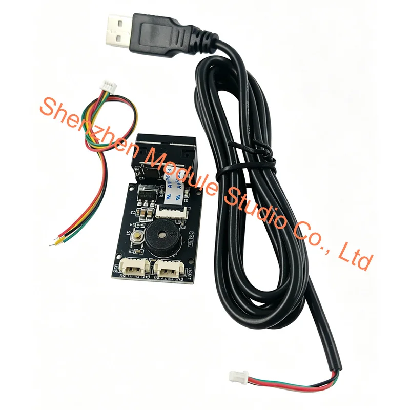 GM65 GM65S 1D 2D QR Code Image Barcode Identification Module Scanner Scanning Embedded Bar Code Reader Module with Cable