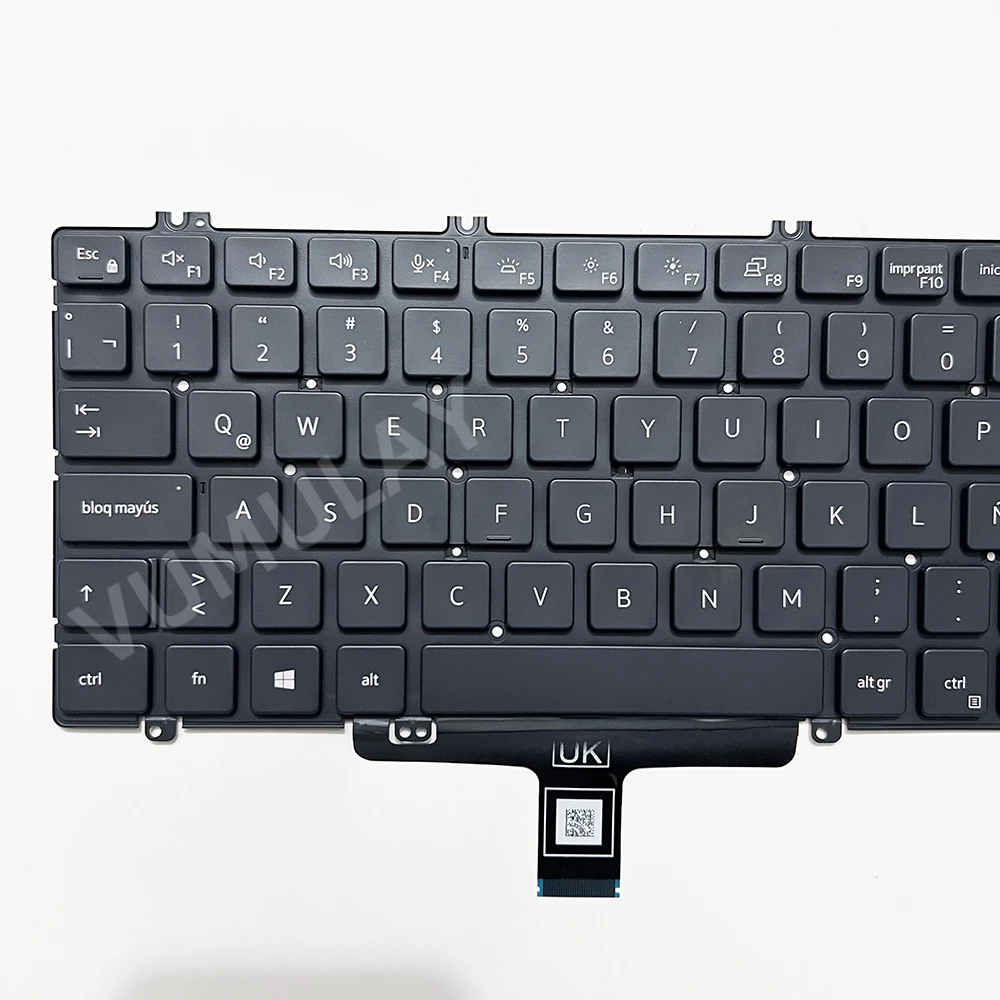 SP/Latin Backlit Keyboard for Dell Latitude 5520 5521 5530 5531 3540 5540  Precision 7770 7780 7670 0TW8VM 0W4MKC 0VG9Y2 0WCDHV