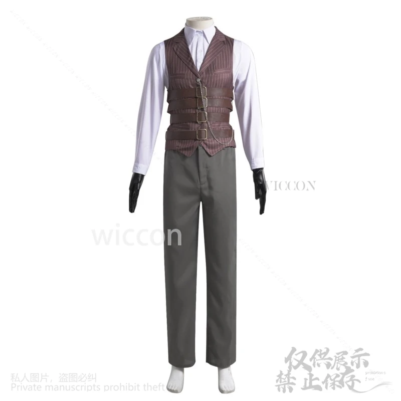 Anime Gehrman Cosplay Costume Trench Coat Hat Gothic Uniform Suit Game Bloodborne For Man Halloween Christmas Party Customized