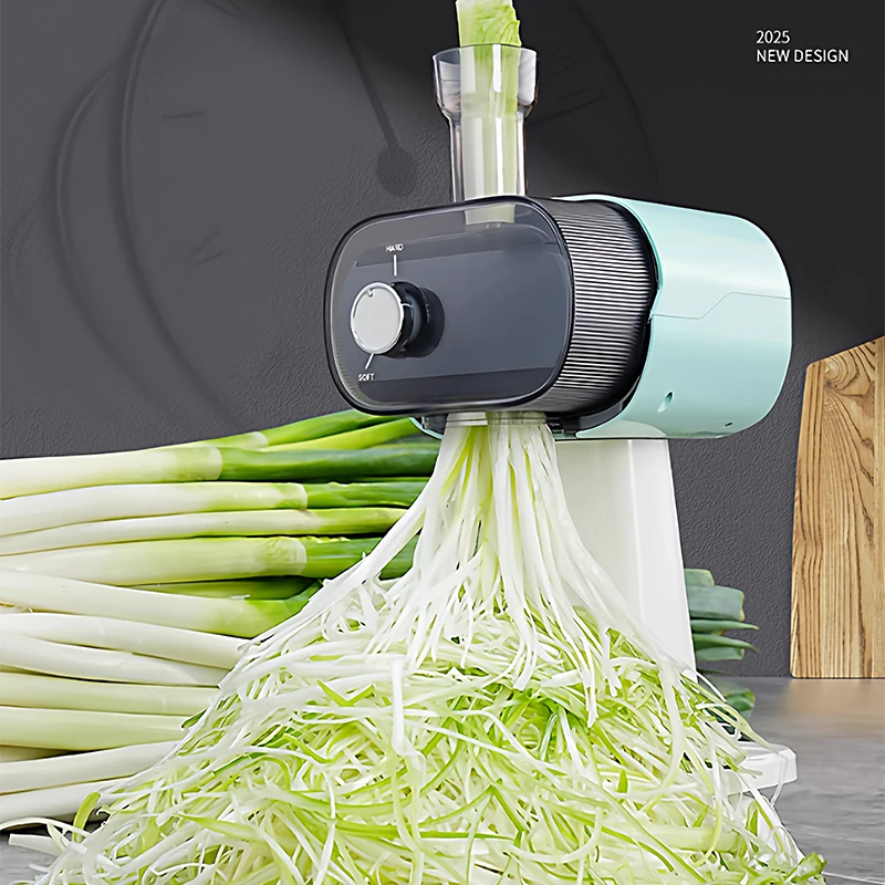 Fully Automatic Green Onion Slicer Electric Slicer for Green Onions, Chili Peppers, and Meat Kitchen Prep Appliance
