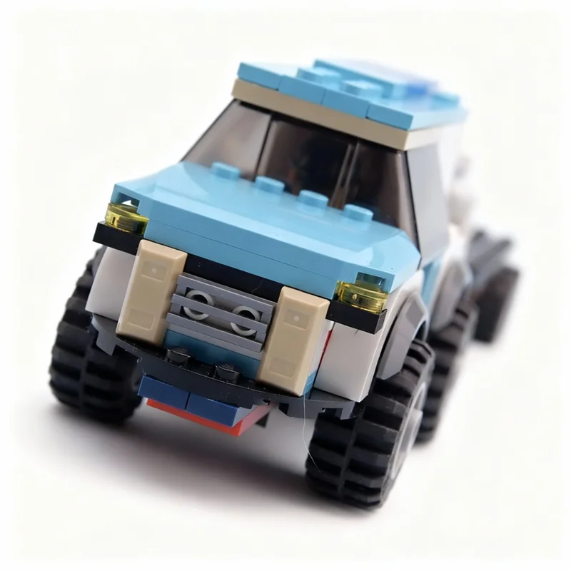 131pcs MOC City Vroom Vroom Model Building Blocks Christmas Gift Architecture Art Assemble Collection Education Craft Brick