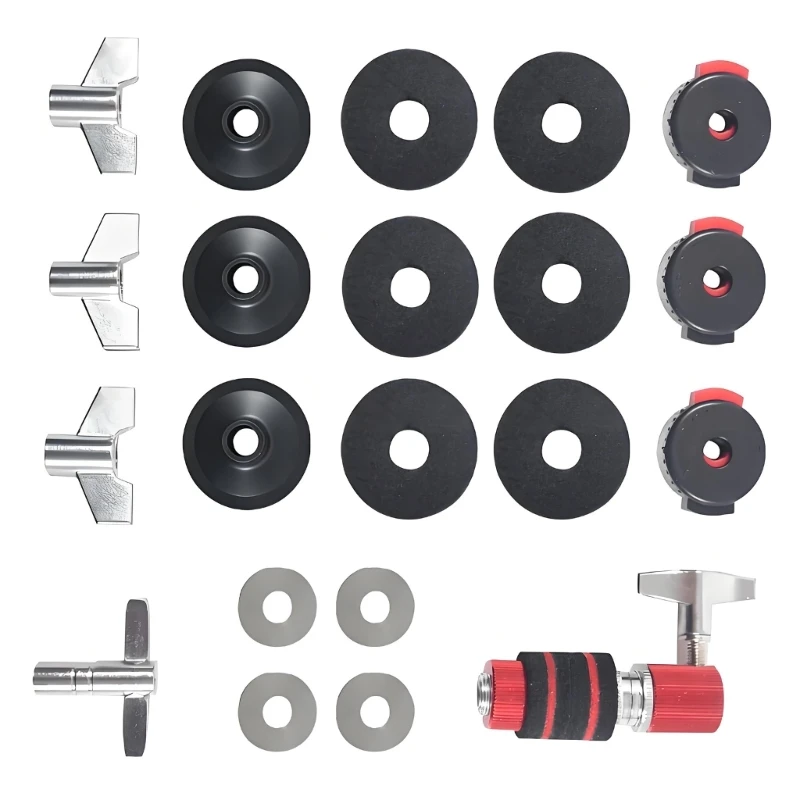 Felt Drum Pad Drum Pedal Stabiliar Nonslip Drum Felt Pad With Metal And Plastic Components For Playing