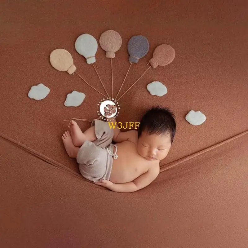 ورأى الصوف الطفل اليدوية W3JF بالون زينة الوليد التصوير الفوتوغرافي اطلاق النار الدعائم
