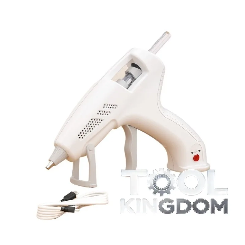 

1pc 3.7V Cordless Lithium Hot Glue Gun, Compact Tool with Glue Sticks for Kids Handicrafts and Home Use