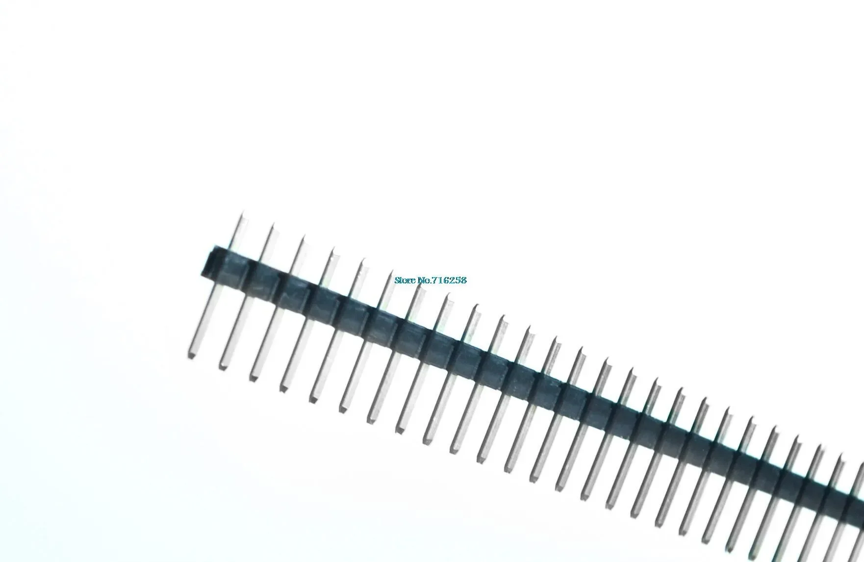 2.54mm Black + White + Red + Yellow + Blue Single Row Male 1X40 Pin Header Strip Gold-plated ROHS