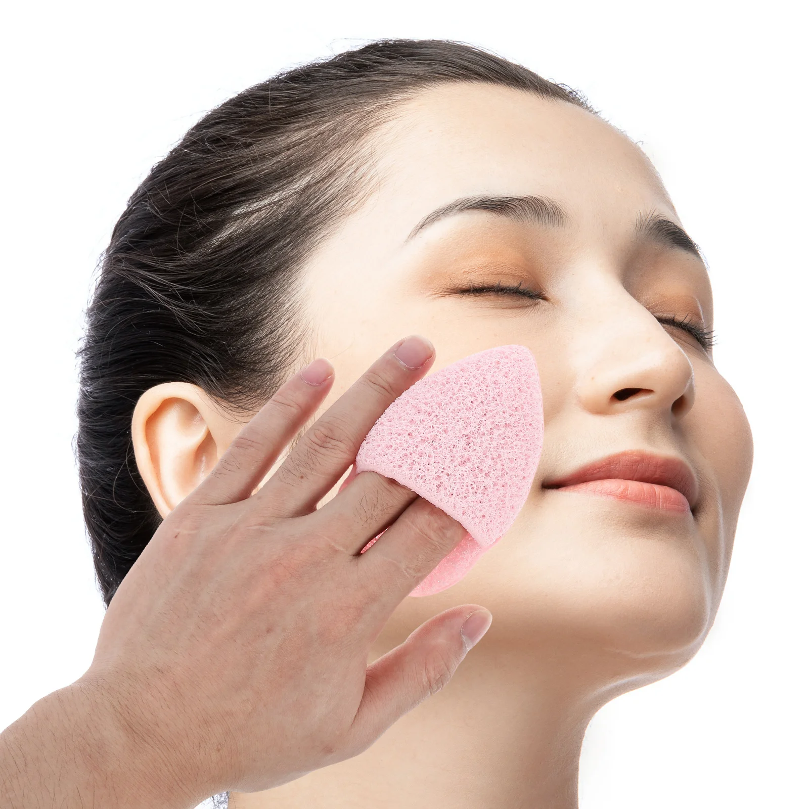 Éponges nettoyantes pour le visage, 4 pièces, gants doux pour épurateur du visage, outils de lavage exfoliants, soins de la peau doux, portables et réutilisables