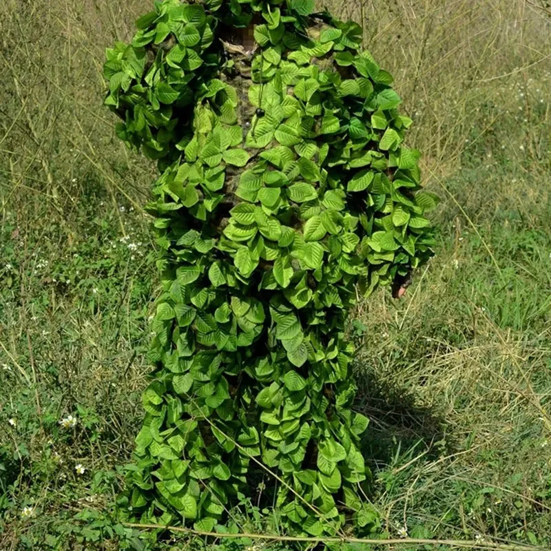 Y51A-3D Bionic Hunting Ghillie Suits Leaf Camouflage Jungle  Hunting Clothes Bird Watching Clothing