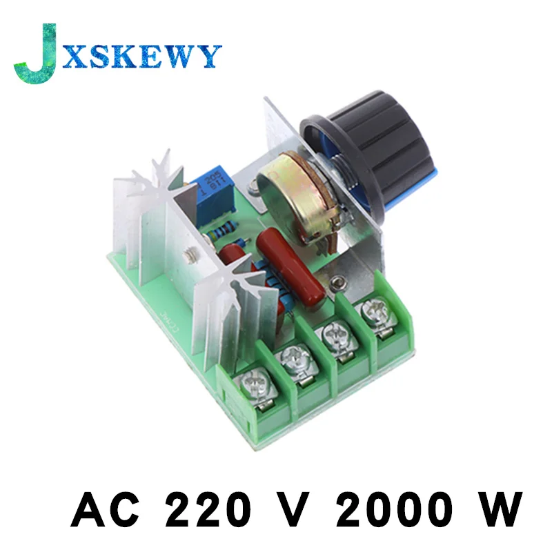 1pcs AC 220 V 2000 W SCR Voltage Regulator Dimming Dimmers Speed Thermostat Controller