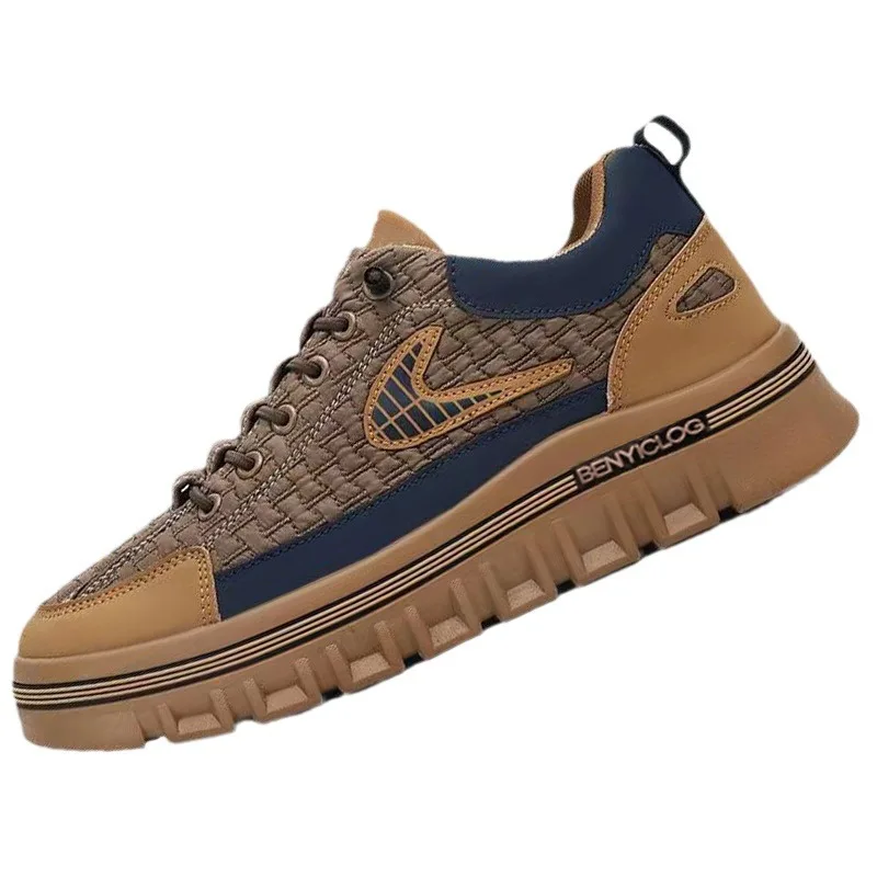 Men Casual Sneakers New Fashion Sport Shoes Outdoor Running Shoes Slip-on Lightweight Sports Casual Walking Tenis Shoes image 6
